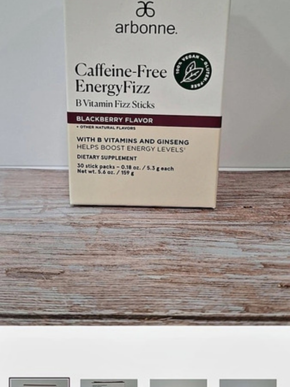 Arbonne Caffeine-Free Sticks Blackberry Flavor Exp. 7/2025